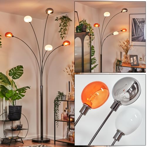 Lampadaire Nikkala réglable avec socle en marbre véritable