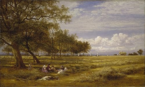 Impresión de lienzo de un Hayfield inglés para transformar tu salón con arte de 60x90cm