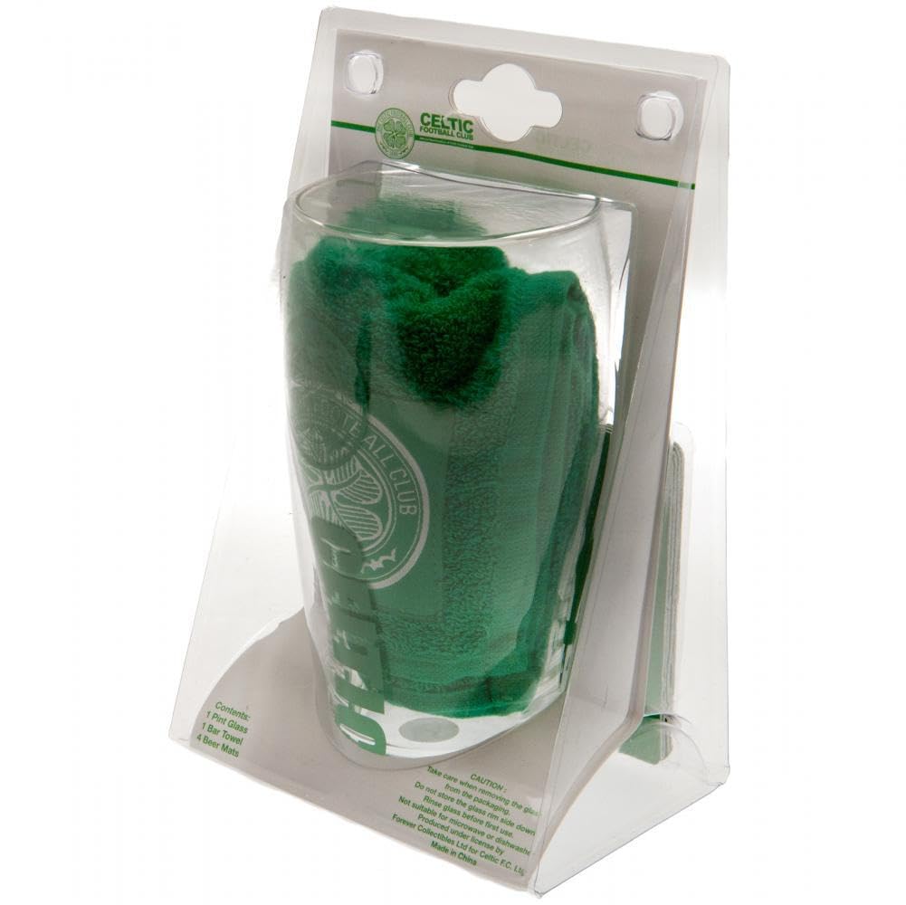 Celtic F.C. Juego de mini barra de cristal oficial
