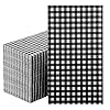   100-Pack-Black-and-White-Gingham-Checkered-Paper-Napkins-Disposable-3-Ply-Decorative-Guest-and-Party-Napkins-for-Summer-Picnic-Barbecue-Wedding-Camping-Table-Decorations-For-Lunch-Dinner