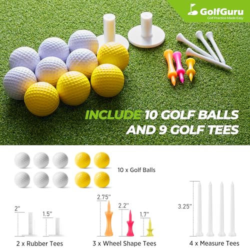 Golfguru 5x4ft Dual-Turf Golf Mat