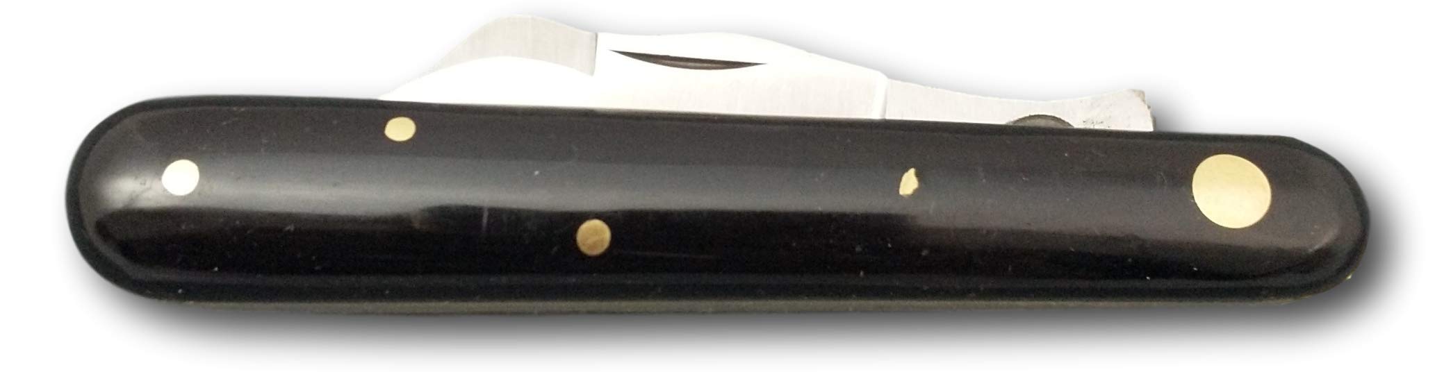 DUE BUOI COLTELLO DA INNESTO 205P - LAMA IN ACCIAIO AD ALTO TENORE DI CARBONIO