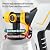 Paint Sprayer 1000W HVLP Electric Spray Paint Gun with 6 Copper Nozzles and 3 Spray Patterns 1200ML High Capacity Container for Furniture, Fences, Walls, Garage Doors (Yellow)