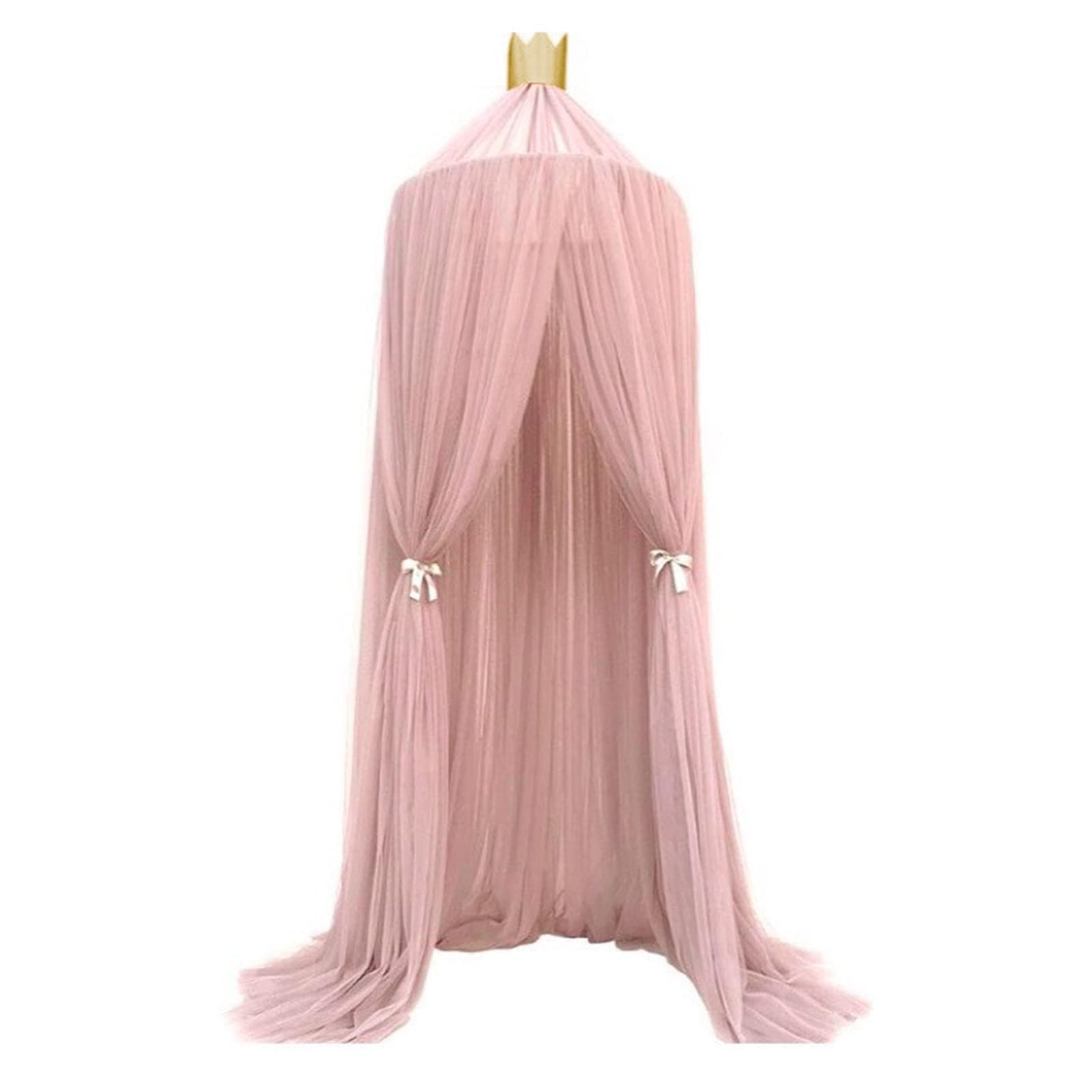 Haofy Baldacchino per Letto per Bambini, Baldacchino per Culla Principessa Traspirante Zanzariera Tenda per Angolo Lettura per Ragazza, 23,6 X 94,5 ()