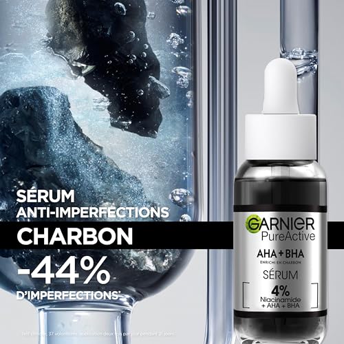 Garnier ? Coffret Cadeau 4 Sérums Sérum Anti Taches Brunes Enrichi En Vitamine C Sérum Anti Points Noirs & Imperfections Au - vue 5