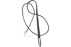 Star Power Loud Crack Genuine Leather Bullwhip Black 6' Novelty Item,60-960 Months