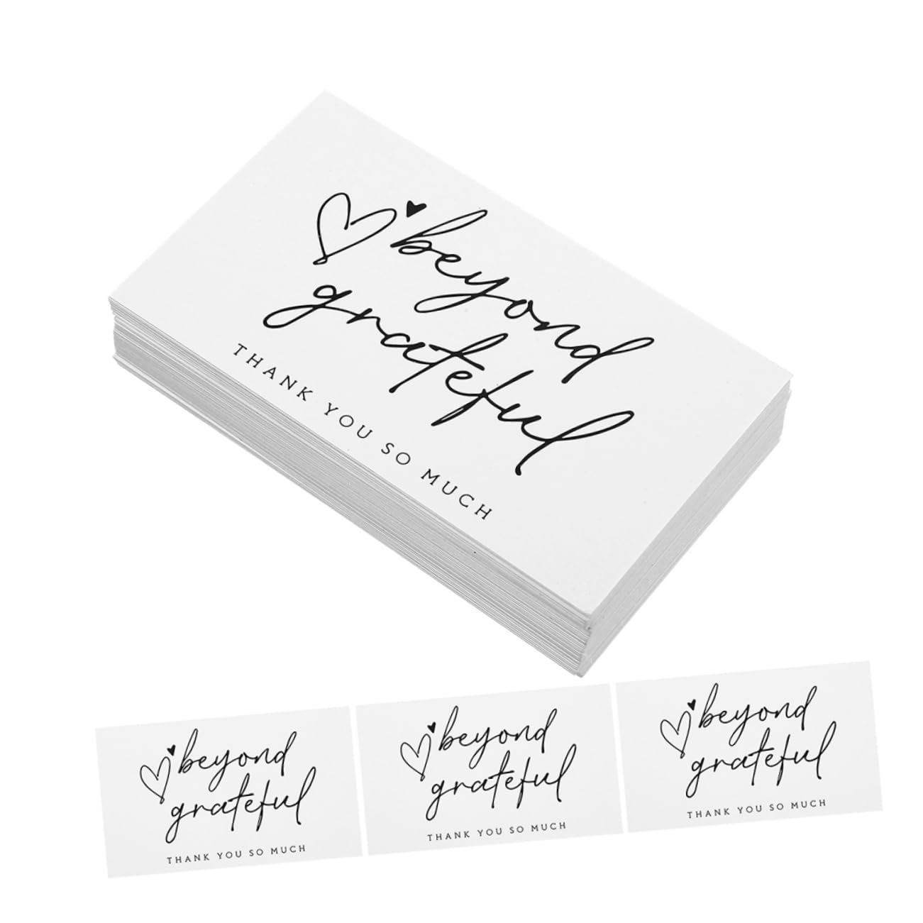 Housoutil 4 Sätze Dankeskarten Für Hochzeiten Und Geschäfte Elegante Dekorative Karten Mit Umschlägen Für Geschäftliche Anlässe Danksagungen Kompaktem Format 150 Stück * 4