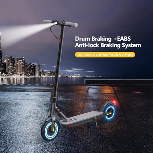 Electric Scooter Adults, Powerful 350W E-Scooter, Max 19 Mph