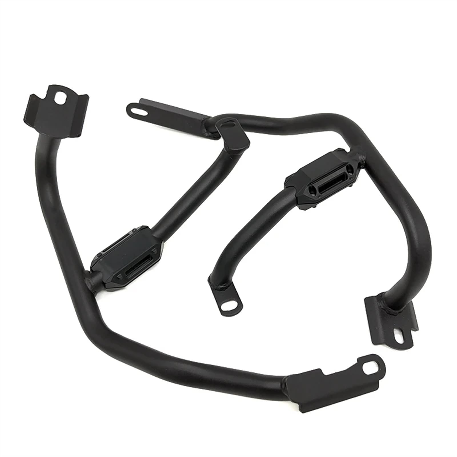 Protection barres Kawasaki Z400 : crash bar autoroute et pare-chocs moteur en acier - 6