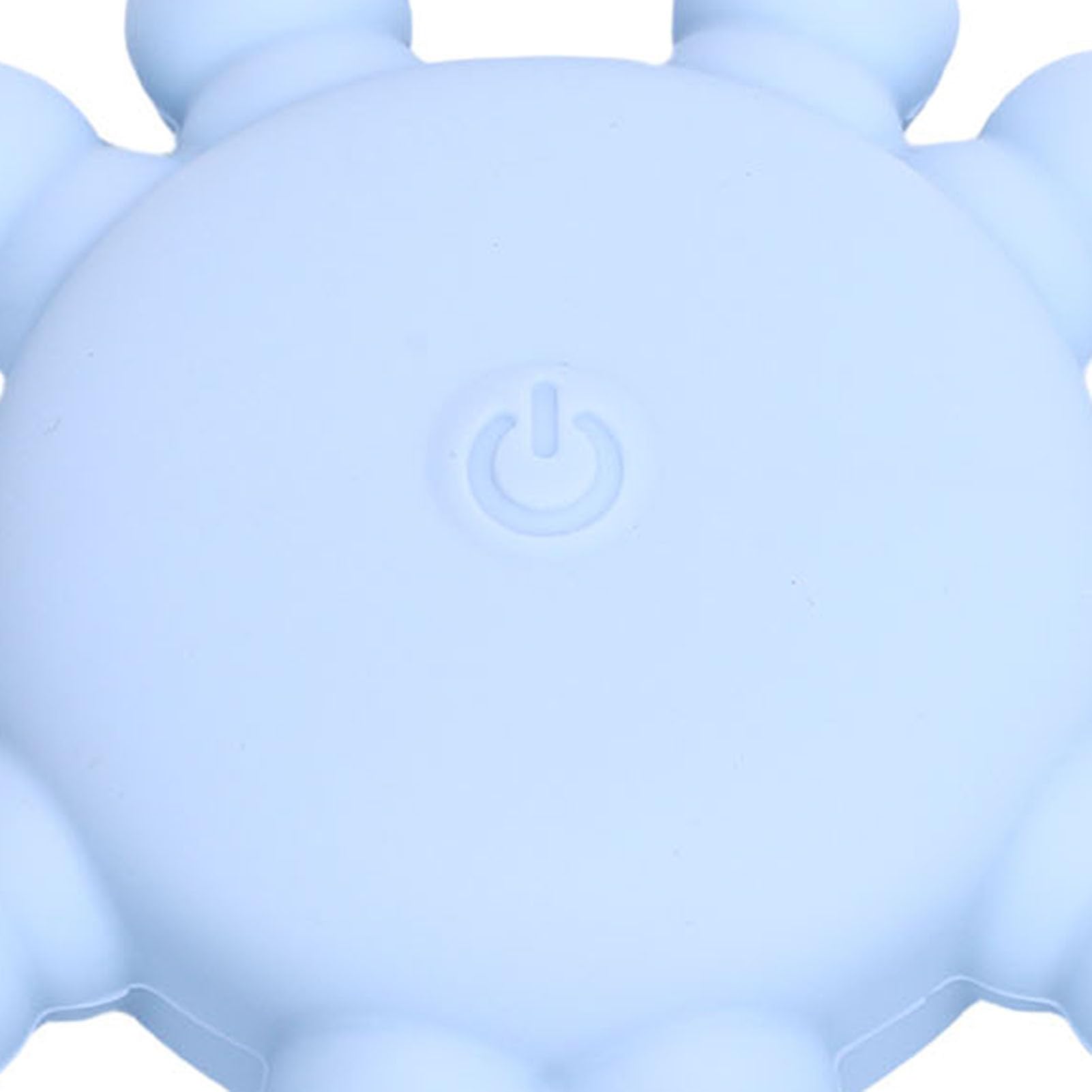 Generic Vibrating Sensory Chew Toy Textured Massage Silicone Teether Easy Grasp for Babies 6-12 Months Old, Easy to Clean (Sky Blue) — view 8
