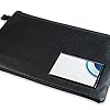 10716 Pochette en cuir synthétique avec fermeture éclair et fenêtre pour cartes de visite et étiquetage Noir Format A5 27 x 17 cm #2