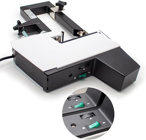 Miniatura 8 de 106 grapadora rápida eléctrica automática 2-50 hojas resistente plana y máquina de encuadernación de puntadas de silla de montar (doble cabeza)