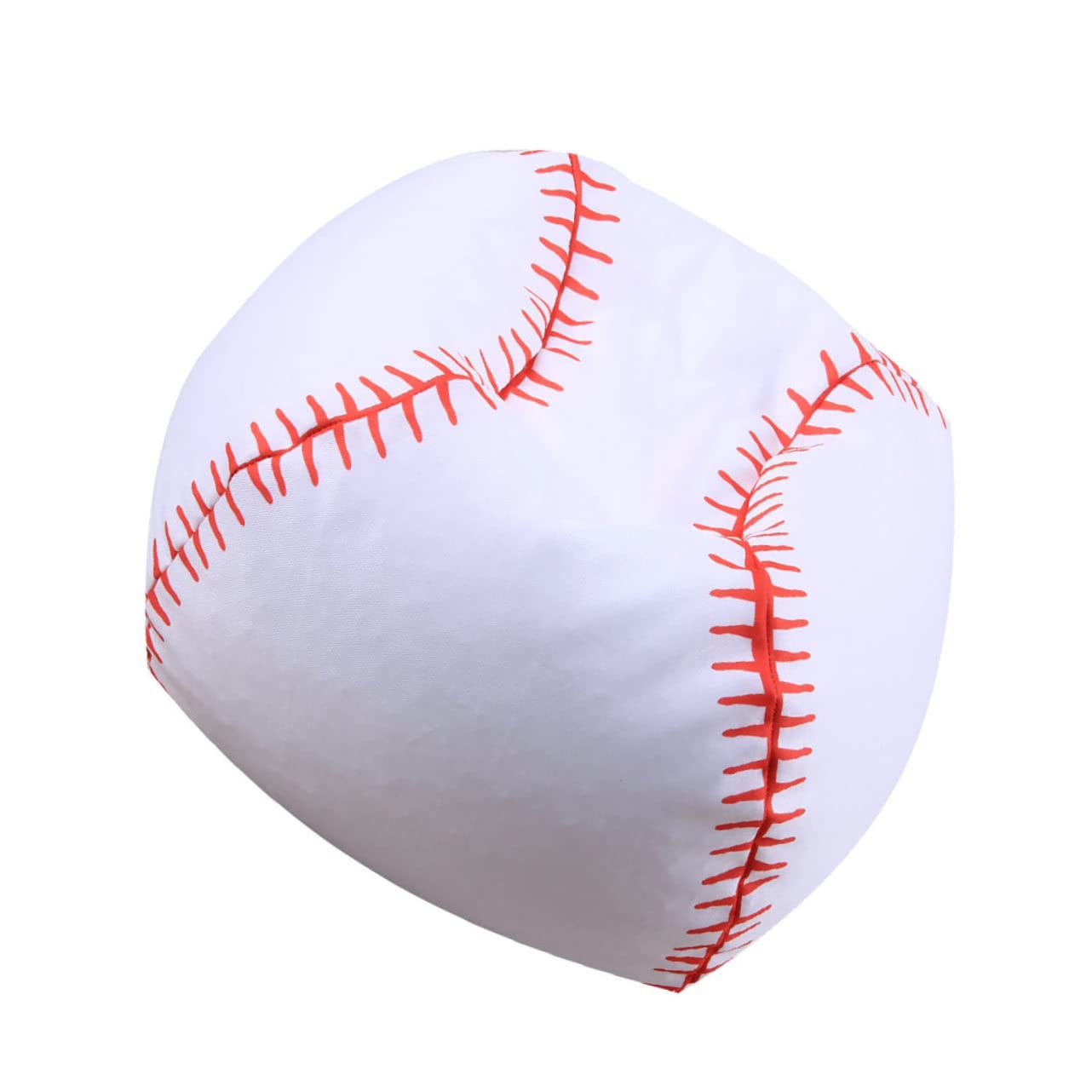 1Pc Baseball Style Stuffed Animal Storage Bean Bag Chair Zipper Closure Organizer for Versatile Seating Lounger for Playroom Bedroom and Nursery