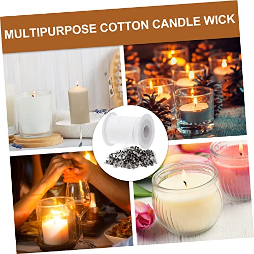 Set de mechas de algodón para velas DIY con bases miniatura 6