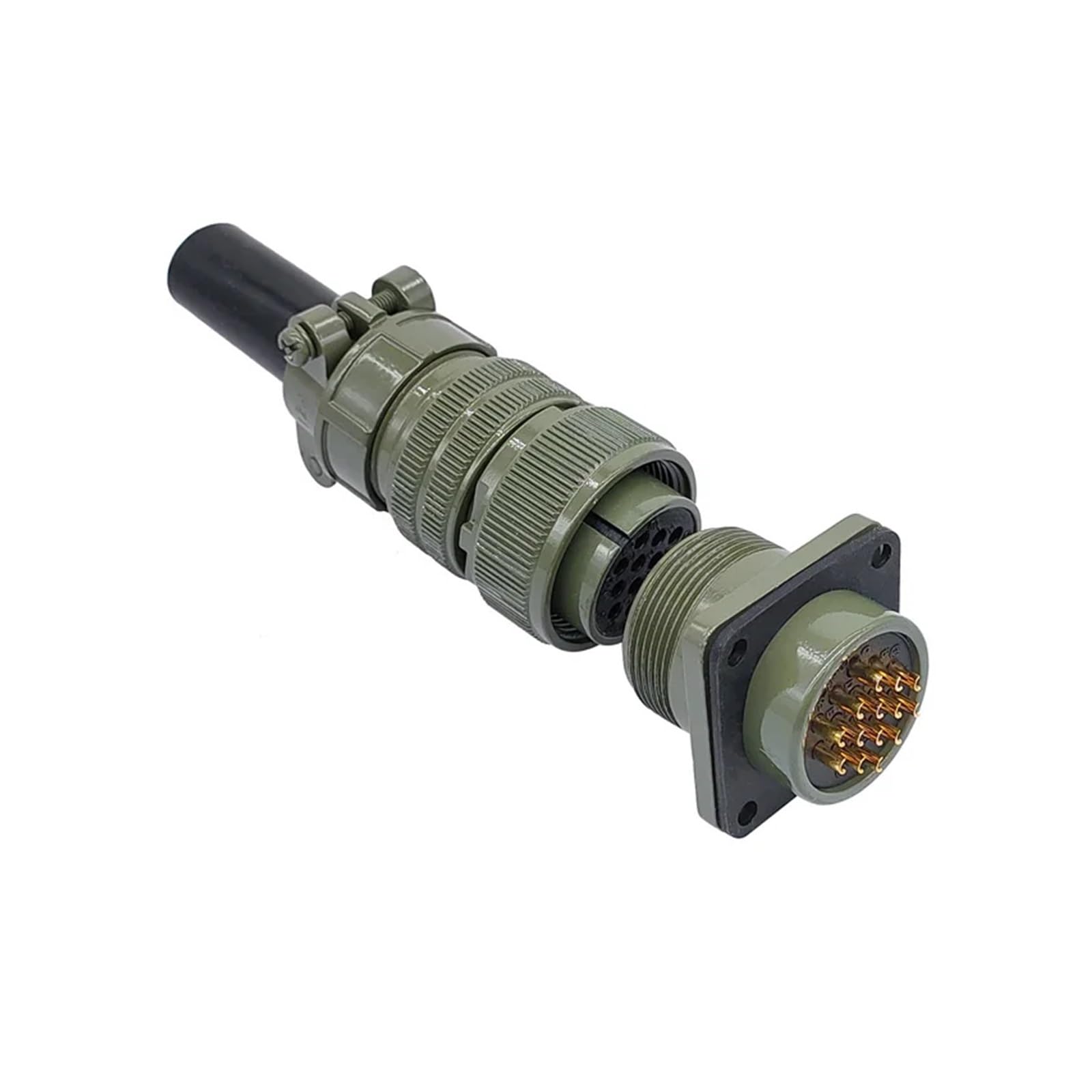 1-teiliger Spezifikationsstecker – MIL-C-Rundstecker for zuverlässige Leistung unter extremen Bedingungen(Head 3106 20-18p)