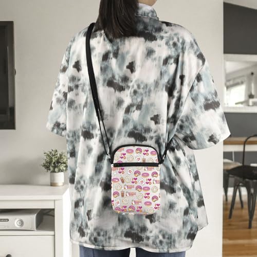 WCGXKO Donuts Lover Gift You Had Me at Crossbody Bag Donut Coffee Gift 7