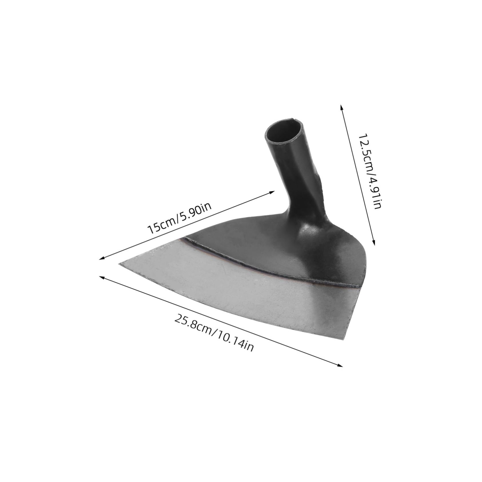 Abaodam Heavy Duty Garden Hoe Head Replacement Manganese Steel Weeding Tool for Digging Loosening Soil and Planting Ergonomic Design for Agriculture and Gardening Tasks