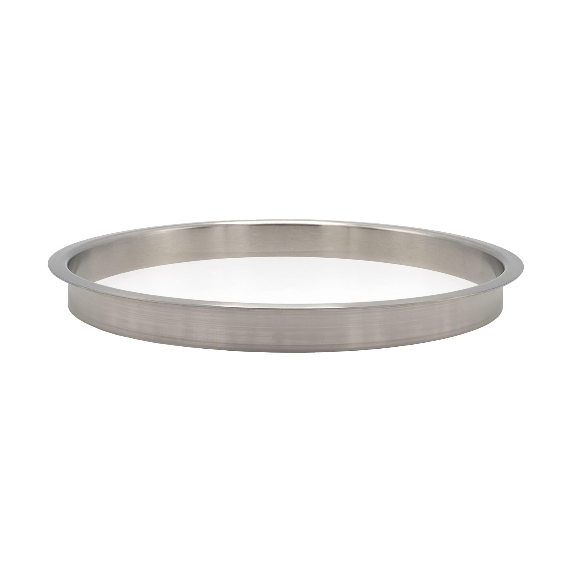 Outwater 10" (Nominal) Diameter x 1" Height 304 Stainless Steel Trash Trash Grommets for Countertop Inserted Trash Chutes
