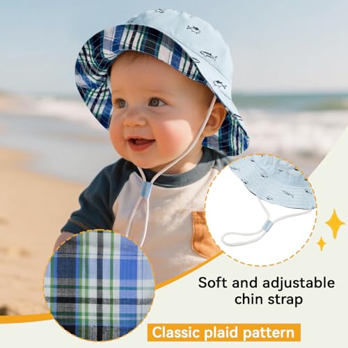 Image of Durio Soft Warm Knitted Baby Hats Caps Cute Cozy Chunky Winter Infant Toddler Baby Beanies for Boys Girls