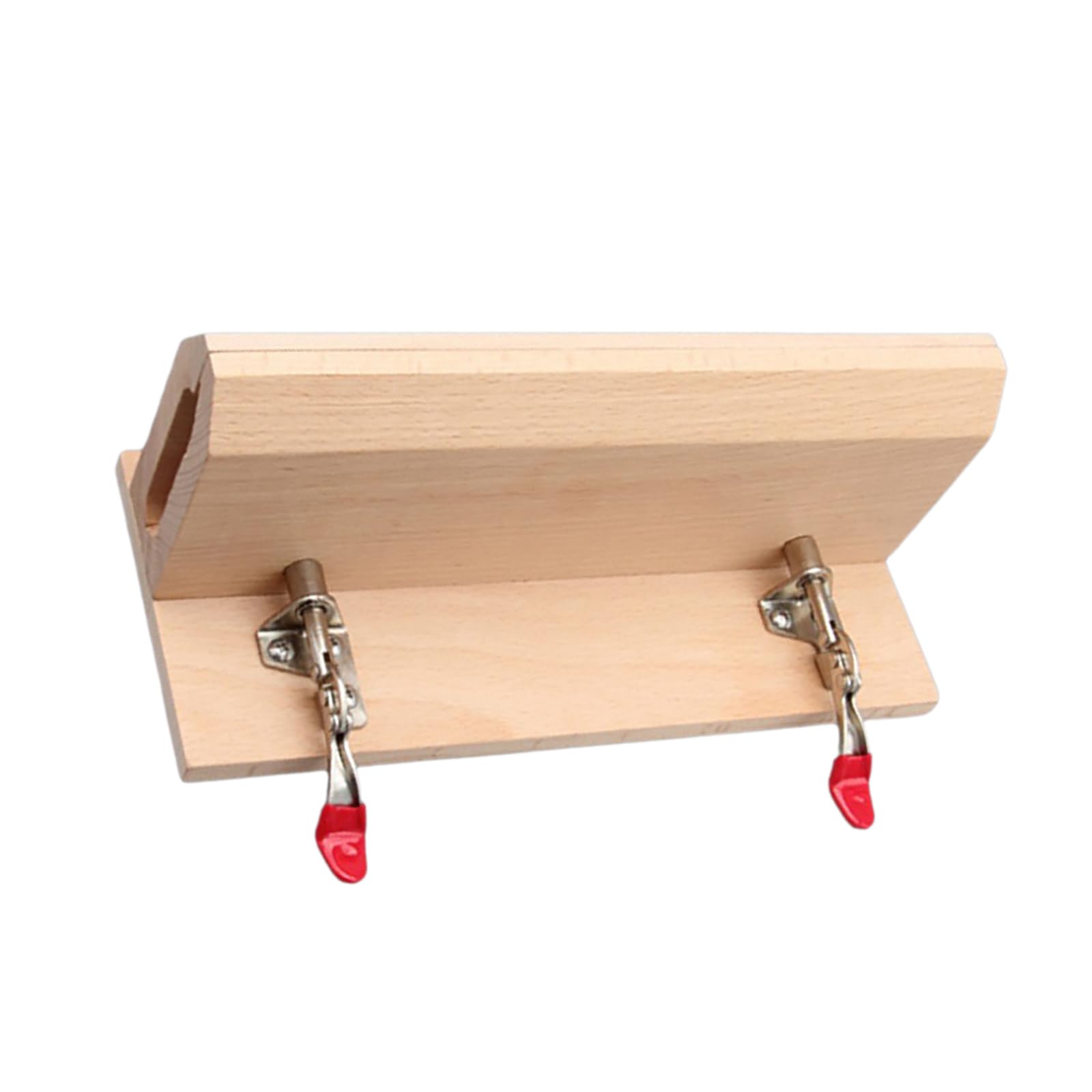ZEPFJHE Wood Leathercraft Stitching Clamp Table Desktop Lacing Sewing Tool for Sewing Project Desktop Leatherworking