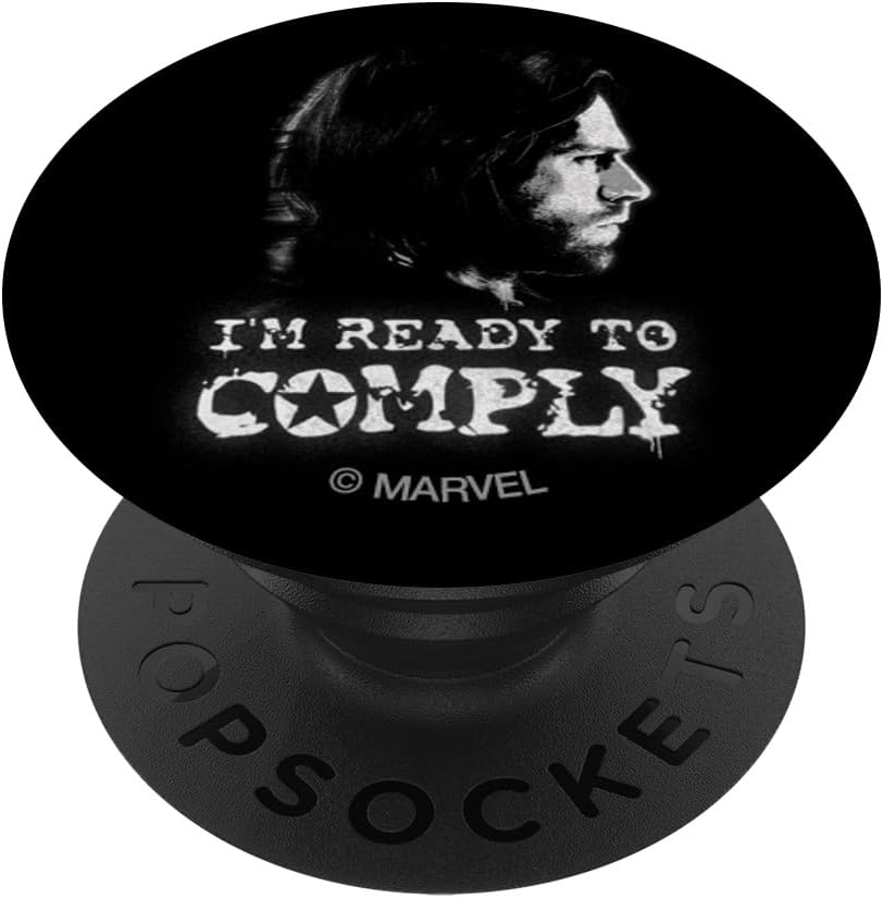 Marvel Captain America: Civil War Winter Soldier PopSockets PopWallet for MagSafe
