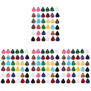 MILISTEN 144 Stuks Plectrums Agaat Plectrum Plectrums Banjo Plectrums Ukelele Plectrum Gitaar