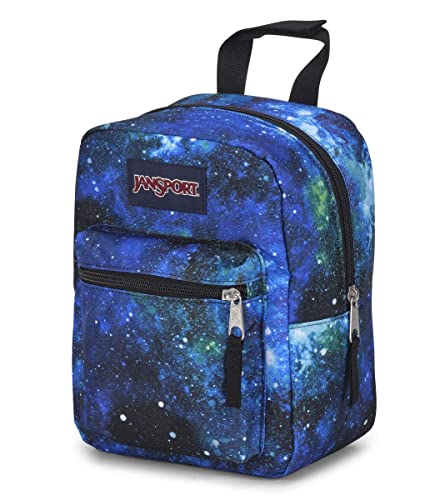 Image of JanSport Big Break Insulated Lunch Bag - Small Soft-Sided Cooler Ideal for Class, Work, or Meal Prep, Cyberspace Galaxy