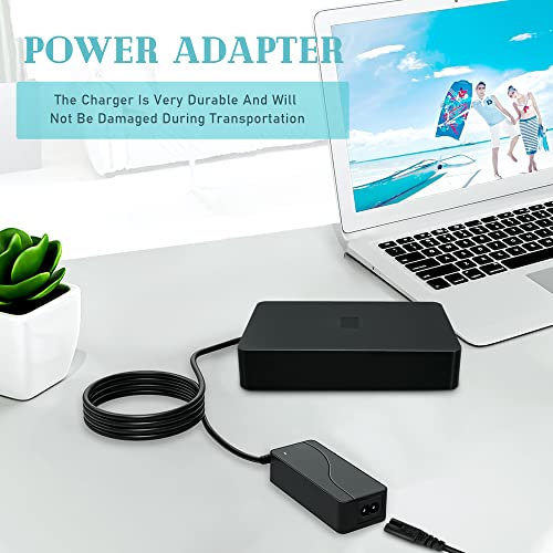 SLLEA 4-Pin 12V 5V 2A AC/DC Adapter for VANTEC NexStar NST-350U2 External 3.5 Hard Disk Drive Enclosure HDD HD 12V 5V Power Supply Cord Cable Charger - Thumbnail 4