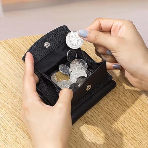 Houtangduty Mini Wallet, Houtangduty Mini Wallet for Women, 2025 New Leather RFID Blocking Card Holder Organizer Pocket(Yellow)4