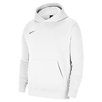 Nike Park 20 Felpa con cappuccio, Unisex Bambini, Bianco ,  Lupo Grigio, XL