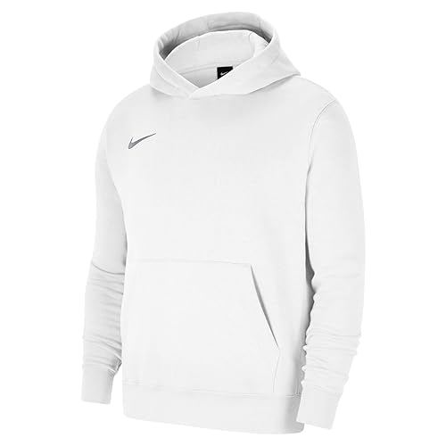 Nike Park 20 Felpa con cappuccio, Unisex Bambini, Bianco / Lupo Grigio, XL