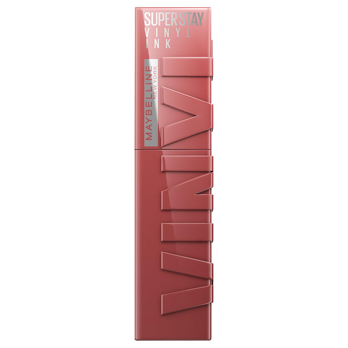 New York Super Stay Vinyl Ink Liquid Lip Colour, 16HR Long-Lasting, Ultra-Pigmented, Smudge & Transfer-Proof, High Shine Finish, Vegan Formula for Comfortable Wear, Shade: 115 Peppy