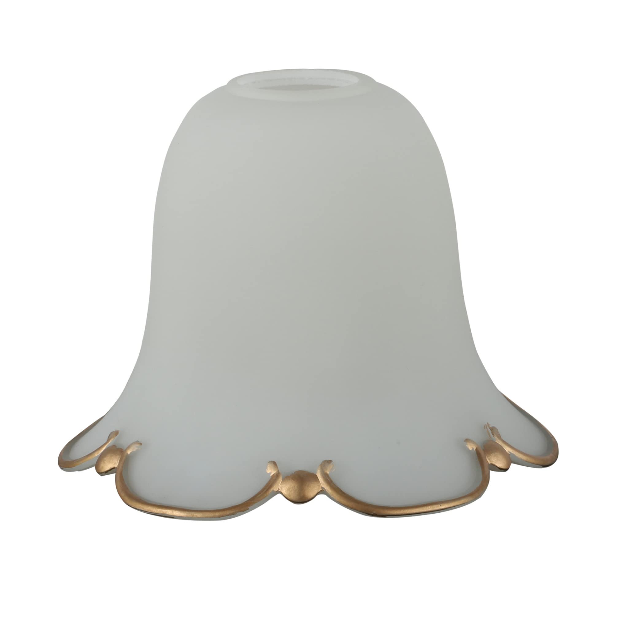 Lampenschirm Lampenschirme Für Lampensockel Ersatzglas Wandleuchtenschirme Ersatzglas Lampenschirm Lampenglas E27 Glasschirm Für Deckenpendelleuchte Tischleuchte Leuchte Licht Goldrand