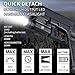 MCCC Tactical Flashlight 500 Lumens + Mlok Picatinny Rail Aluminum Kit for Pistol, Rifle, Shotgun, Airsoft Flashlight Accessories