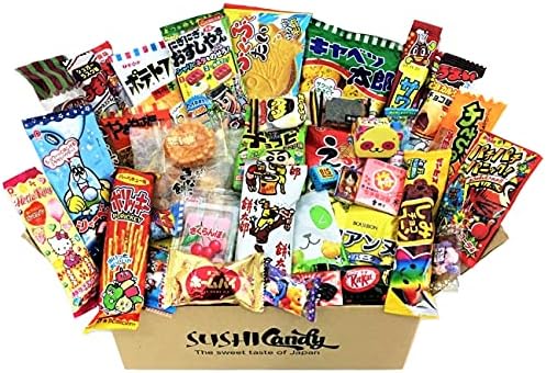 40 Japanese Candy & snack box and other popular sweets (box)