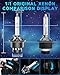 SENROBO Fit for Lexus 2007-2015 ES350 GS350 GS450H 2010-2015 RX350 RX450 OEM 35W Projector D4S HID Xenon Headlight Bulbs Replace, AFS Headlamp 90981-20024, 8000K Blue D4SC1 Bi-xenon Light, Pack of 2