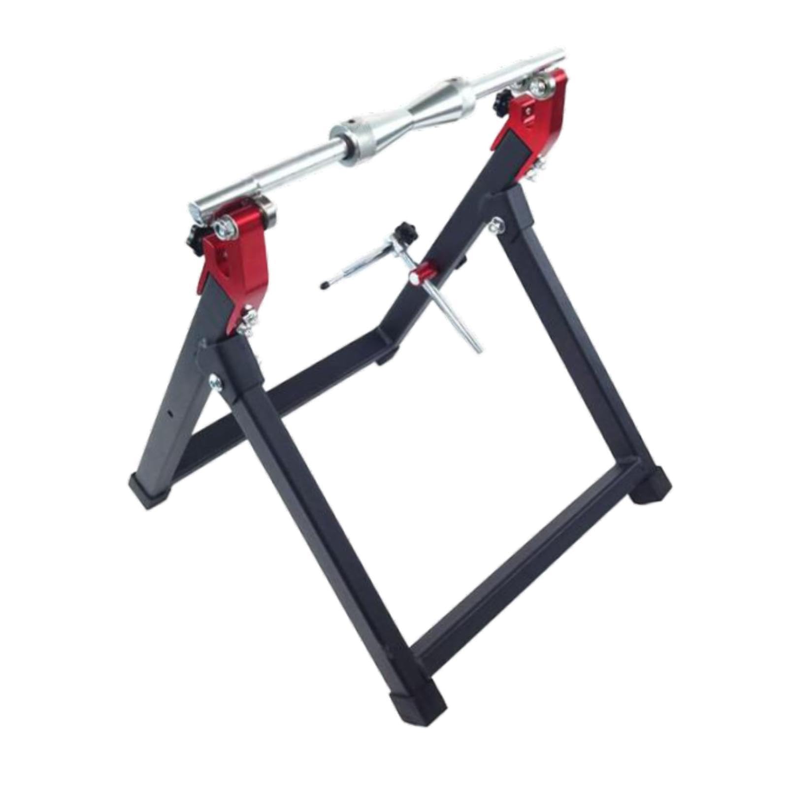 Equilibradora de Ruedas de Motocicleta Portátil con Fácil Instalación, Rojo