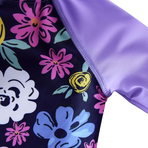 Image of UMELOK Baby Girl One Piece Swimsuit Infant Rash Guard Bathing Suit