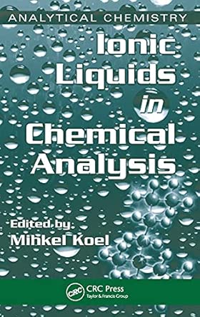Ionic Liquids in Chemical Analysis: 03 book cover
