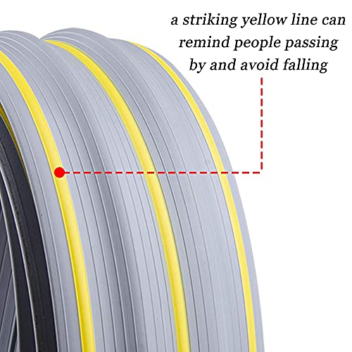 Image of 20Ft Cord Cover Heavy Duty Cable Protector 3 Channels Contains Cords Cables and Wires Easy to Unroll-Conceal Wires of Home Office Workshop Concerts or Other Outdoors Surround (Gray-2PCS 10Ft)