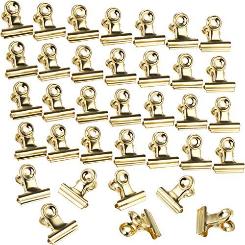 Boao Mini Gold Metal Clips (100 Pcs)