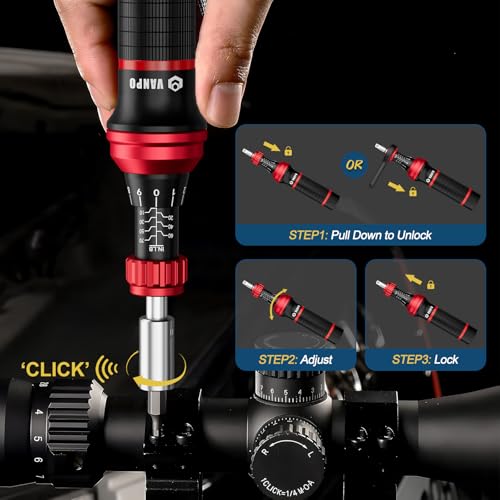 VANPO 64-Piece Torque Screwdriver Set