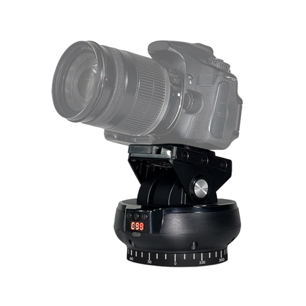 YT-1200 Rotation Panoramique Télécommande Tête Motorisée à Inclinaison et à Rotation pour Trépied Électrique en Plastique pour Téléphones et Appareils Photo