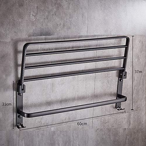 タオルバー タワーハンガー バスルーム バスルーム タオルラック スクエア アルミ バスルーム フリーパンチ ハードウェア ペンダン