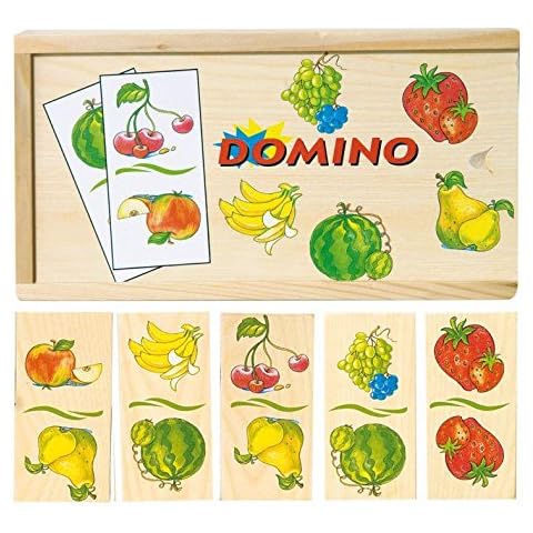 Legespiel / Lernspiel - Holz Domino Cover