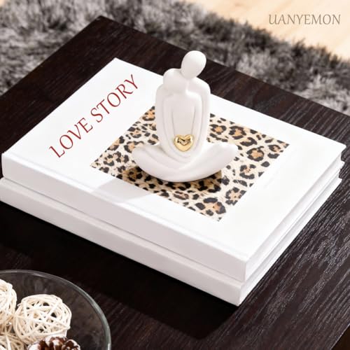 Estatua pareja 5 pulgadas decoración romántica para hogar miniatura 4