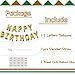 Foil Balloons Happy Birthday Banner 3D Gold Inflatable Letters Reusable and Ecofriendly Party Supplies and Event Decorations for Kids and Adults