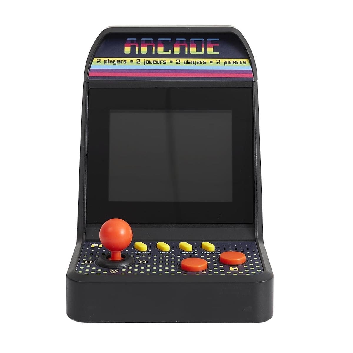 AltoBuy Mini borne d'arcade rétro Duel 1vs1, Noire avec 100 Jeux Classiques intégrés