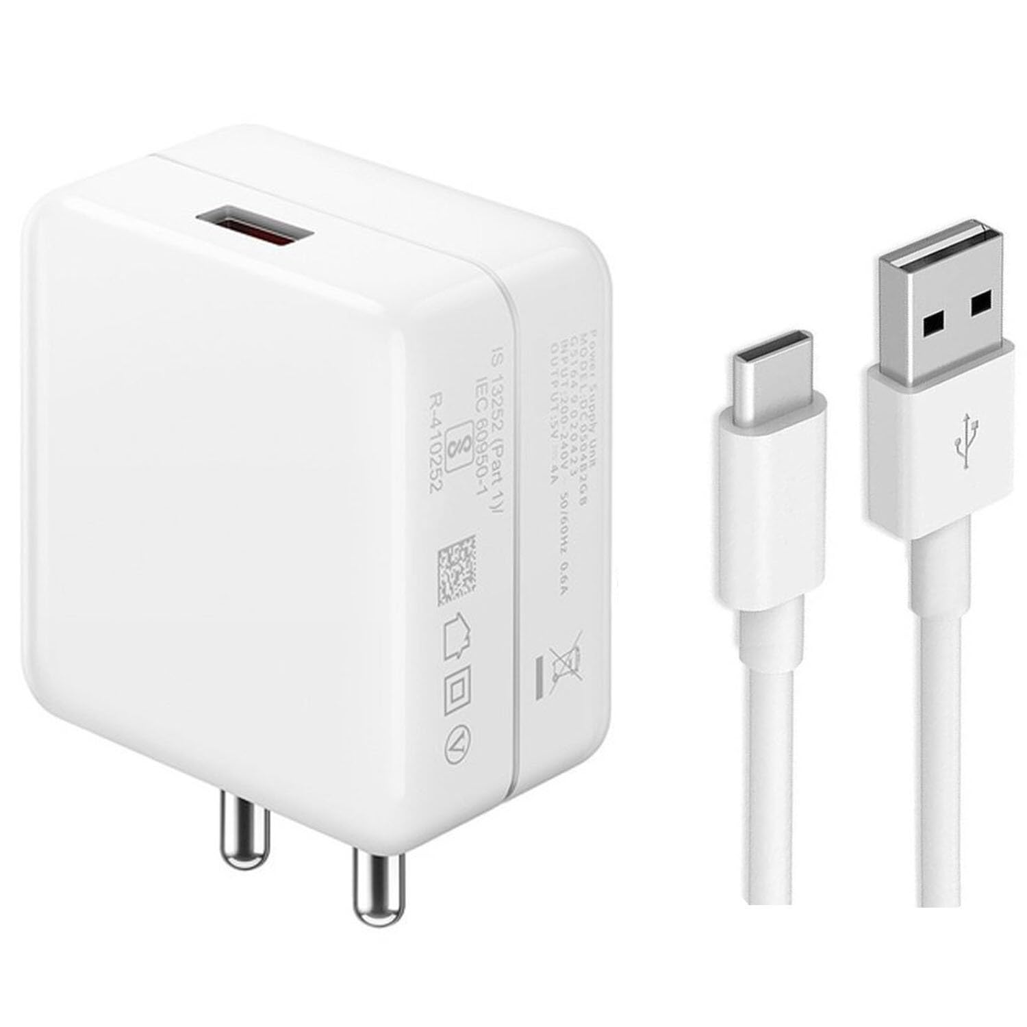 80W Charger for Moto G34, G35, G45 5G, G54, G60, G64, G85 5G with Type-C USB Cable (TDS10)