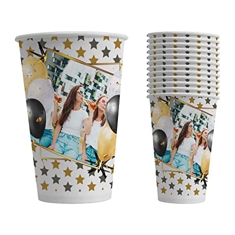 Bang Tidy Personalised Paper Photo Cups 50 Pack Cover